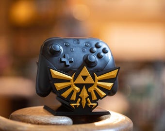 Zelda Themed Control Holder / Gift For Gamer / Display / Video Game / Console Gaming /