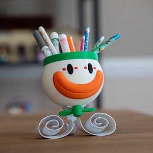 Koopa Clown Car Pencil Holder / Desk Organizer / Mario / Bowser