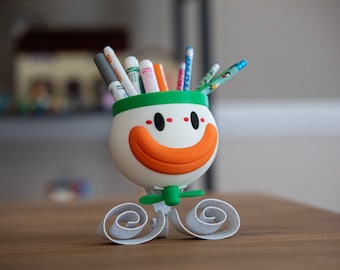 Koopa Clown Car Pencil Holder / Desk Organizer / Mario / Bowser
