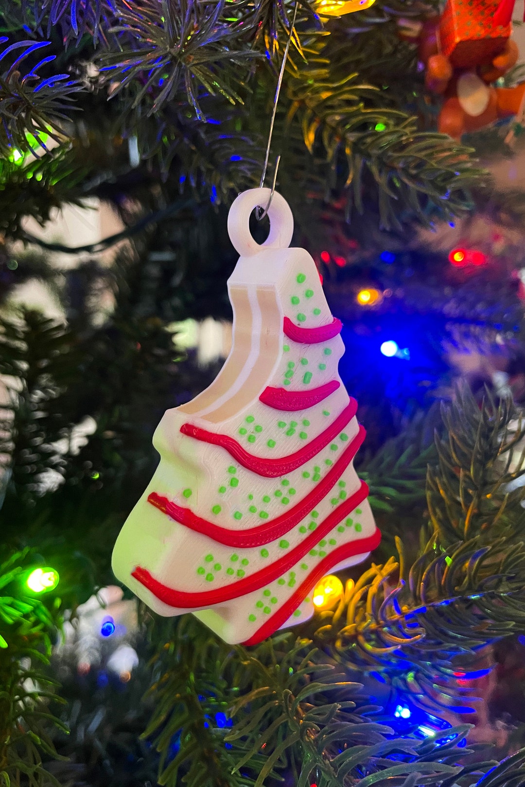 Christmas Tree Cake Ornament / Holiday / Gift Idea Etsy