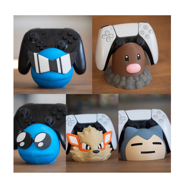 Pokemon Control Stand / Video Gamer Gift / Console Gaming / New Pokemon added