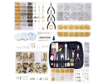 Jewelry Making Supplies Kit – Tools, Wires, Charms & Findings for DIY Jewelry - Repair