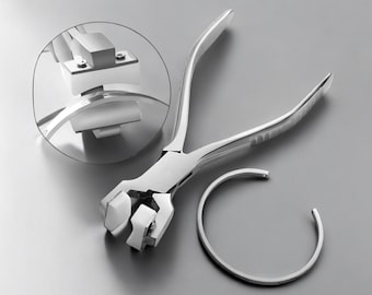 Bracelet Bending Pliers – Metal Cuff Bending Tool for DIY Jewelry Making & Stamping
