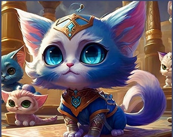 Yuumi | League Of Legends | Poster Art | Wall Decor | Gaming Gift | Wall Art | Digital File