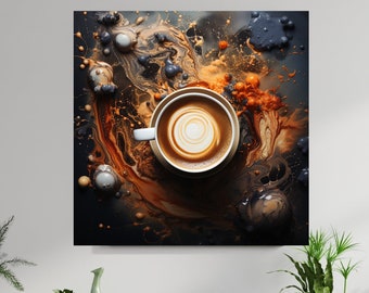 Coffee World |Coffee lovers print | Printable wall art | Coffee Poster |Drinking coffee wall art|drinking coffee |Digital Art |Printable art