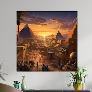 Egyptian History | Egyptian Mythology | Egypt Poster | Mythology wall art | Egyptian Mythology Art  |Digital Art |Ancient Civilization|Egypt