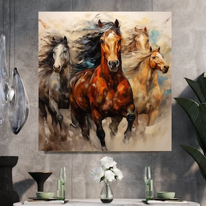 Muurkunst paard | Afdrukbare muurkunst | Paardenprint | Muurkunst rennend paard| Paardenkunst | Digitale kunst | Afdrukbare kunst