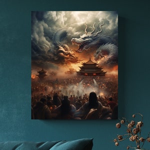 Chinese History | Chinese Mythology | China | Poster | Mythology wall art|China Mythology Art|Digital Art|Ancient Civilization|Ancient China