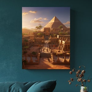 Egyptian History | Egyptian Mythology | Egypt Poster | Mythology wall art | Egyptian Mythology Art  |Digital Art |Ancient Civilization|Egypt