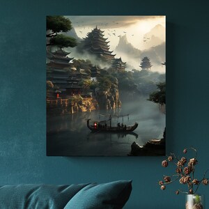 Chinese History | Chinese Mythology | China | Poster | Mythology wall art|China Mythology Art|Digital Art|Ancient Civilization|Ancient China