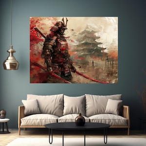 Shogun Abstract Art |Samurai| Japanese History |Japan|Shogun wall art|Samurai Wall Art|Digital Art|Ancient Japan| Japan Print|Samurai art