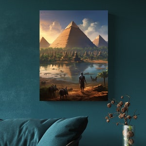 Ancient Egypt | Egyptian History | Egypt Poster | Mythology wall art | Egyptian Mythology Art | Egyptian History |Ancient Civilization|Egypt