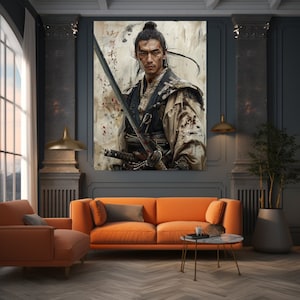 Shogun Abstract Art |Samurai| Japanese History |Japan|Shogun wall art|Samurai Wall Art|Digital Art|Ancient Japan| Japan Print|Samurai art
