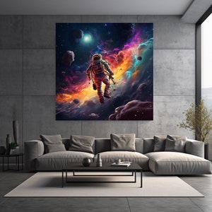 Astronaut Print | Space Astronaut|Space|Astronaut|Space Art|Astronaut Art|Astronaut in Space|Galaxy|Astronaut in outer Space|Spaceman