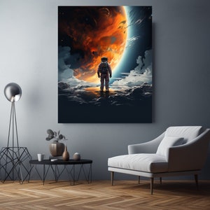 Astronaut Print | Space Astronaut|Space|Astronaut|Space Art|Astronaut Art|Astronaut in Space|Galaxy|Astronaut in outer Space|Spaceman