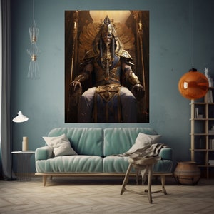 Ancient Egypt | Egyptian History | Egypt Poster | Mythology wall art | Egyptian Mythology Art | Egyptian History |Ancient Civilization|Egypt