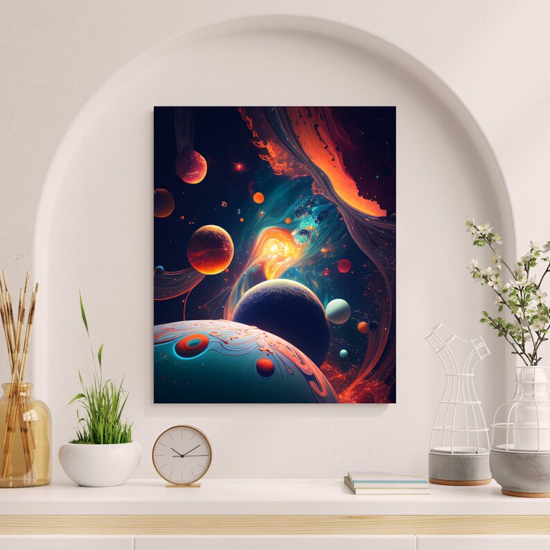 Spiral Galaxy , Planets Print | Printable Wall Art | Space Wall Art ...