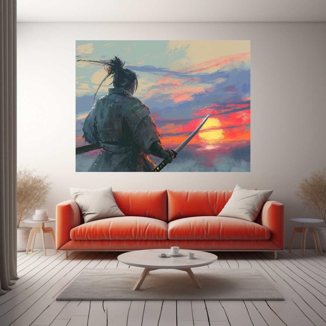Shogun Abstract Art samurai Japanese History japanshogun Wall ...