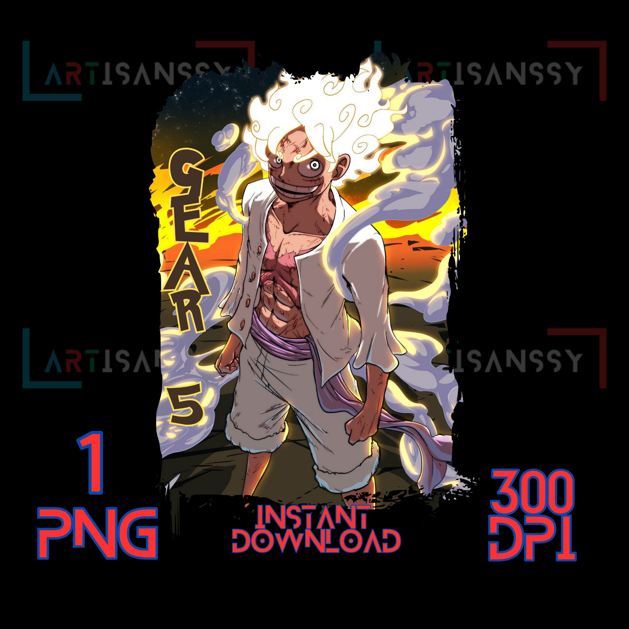 one piece sticker ai generative luffy 33663328 PNG