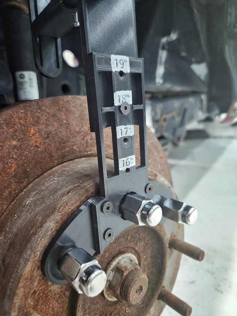 Wheel and Tire Fitment Tool Universal digital Download STL Etsy