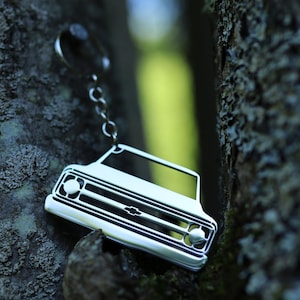 Metal 1967 - 1968 Chevy, Chevrolet, Truck Keychain Ornament (1967, 1968, C10, C20, C30, K10, K20, K30)