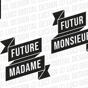 Future Mrs & Future Mr SVG, boda svg, futuro casado svg, png sublimación