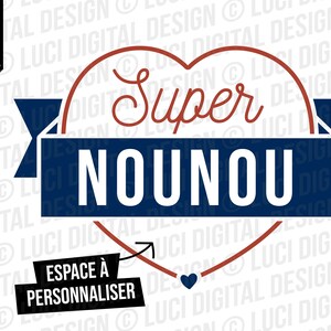 Super nounou svg et png, svg assistante maternelle, svg assmat, svg tendance, png pour sublimation