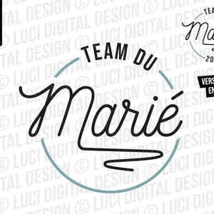 Team du marié SVG PNG, fichier digital, EVJF, bride, fichier svg marriage
