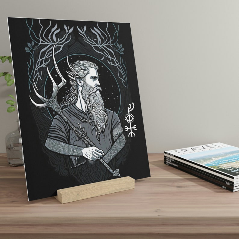 Freyr Altar Card bind Rune Etsy