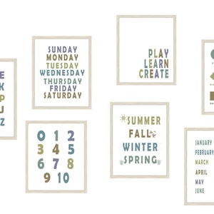 Playroom & Homeschool Decor Bundle