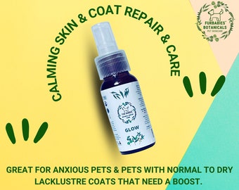 Lavender Dog Skin Repair Serum for Dogs| Allergy relief| Sensitive Damaged Skin| Itch, Odours, Anxiety, HairFall (SPF7 and Bug repellant)