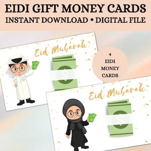 Eidi Gift Money Cards, Money Envelopes, Eidi Gift envelopes, Eid money envelopes, Eid Mubarak, Eid Envelopes