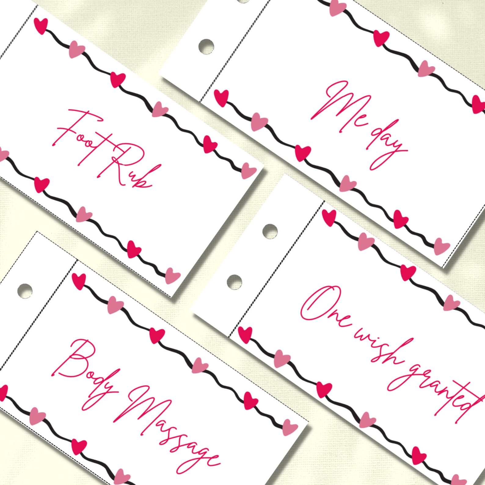 Editable Personalized Love Coupons, Couple Coupons, Love Coupons ...