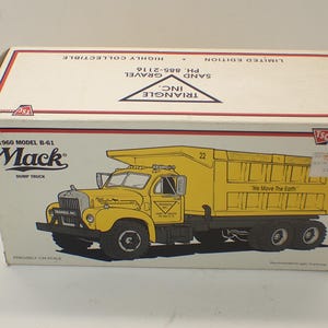 Mib 1996 première vitesse 1960 modèle b-61 Camion à benne basculante Mack 19-1876 tsc 1:34 acier