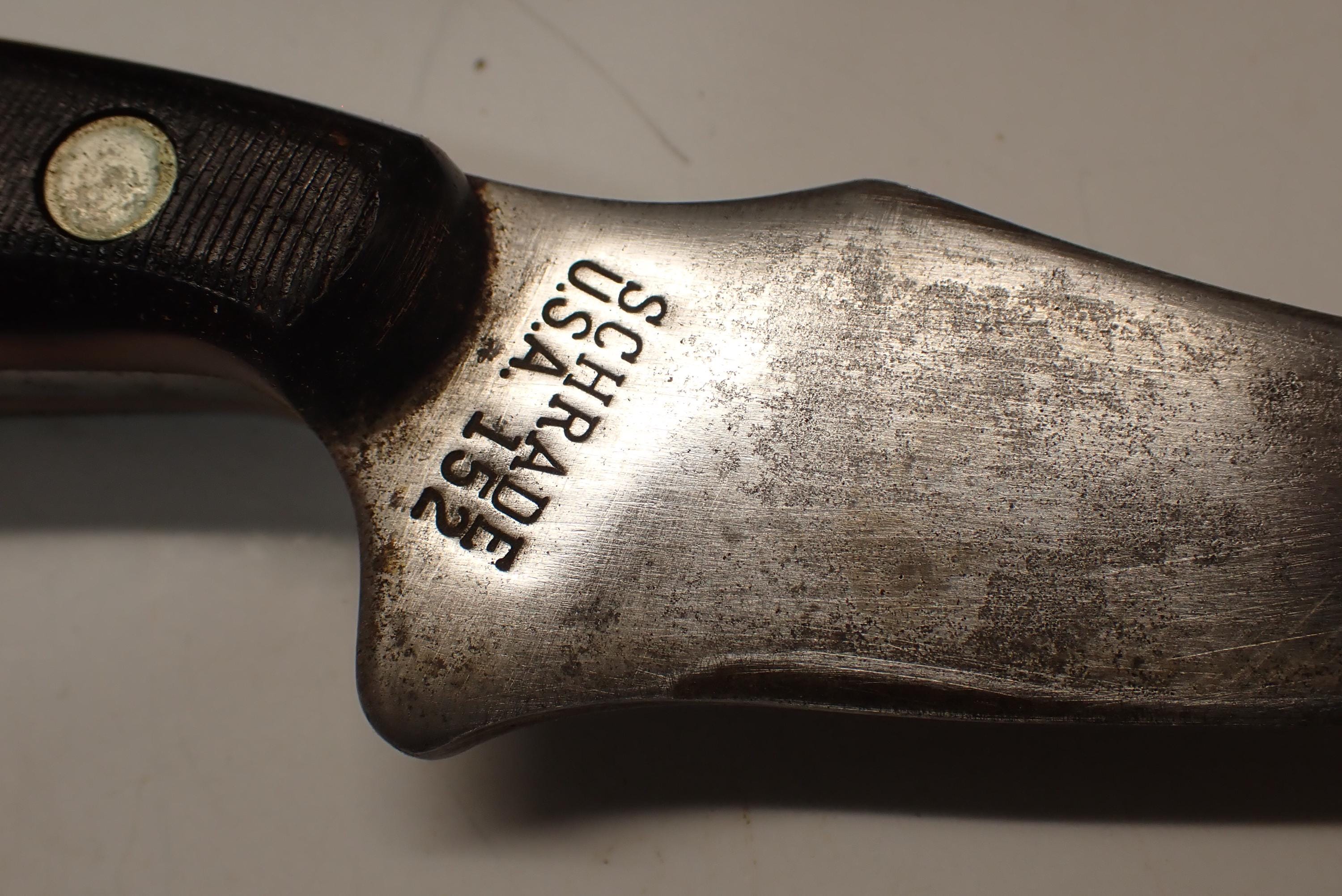 Vintage Schrade Old Timer 152 U S a Fixed Blade Knife W Sheath - Etsy