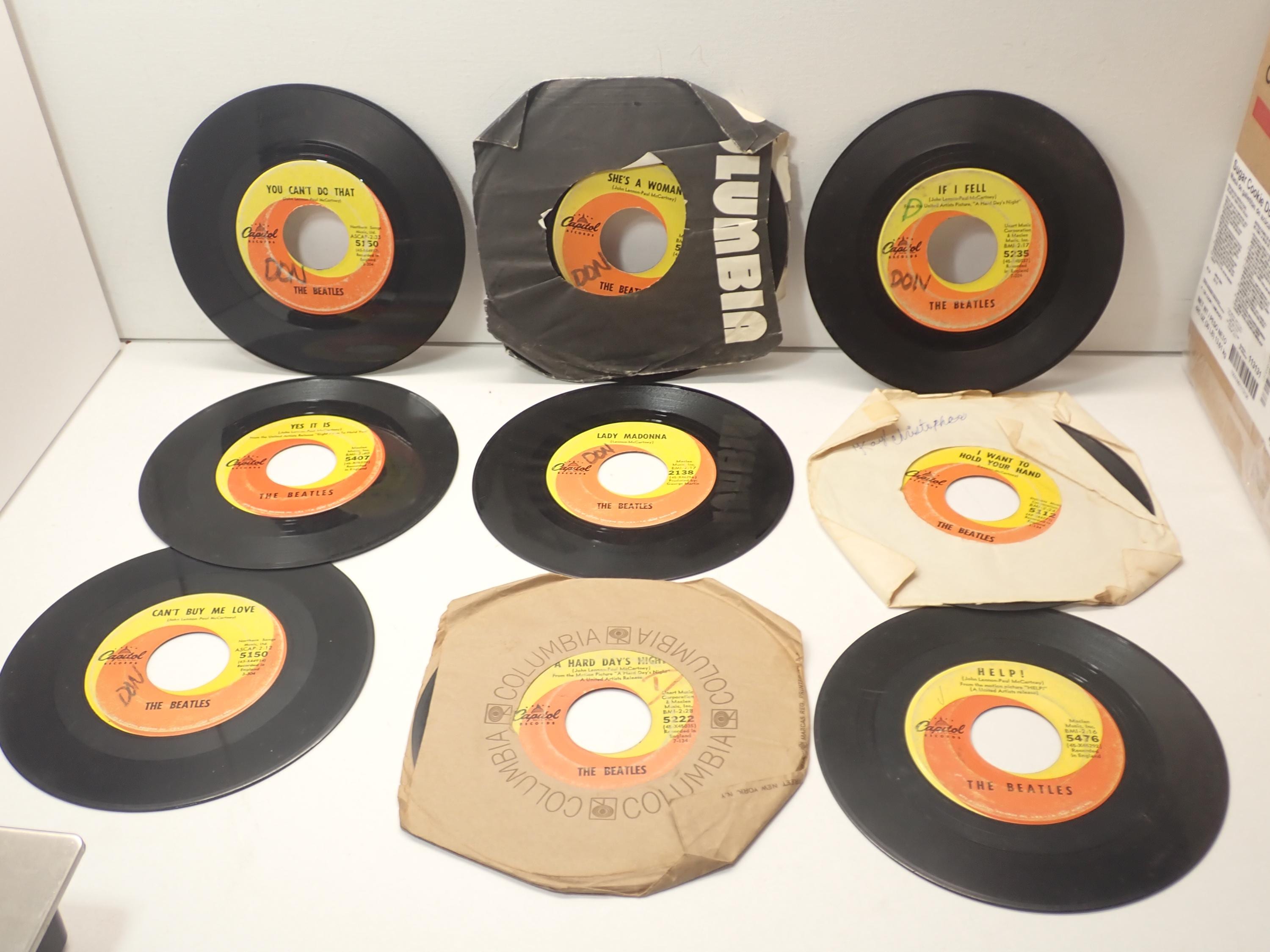 ビートルズの45回転レコード9枚セット（ヴィンテージ） - Etsy 日本