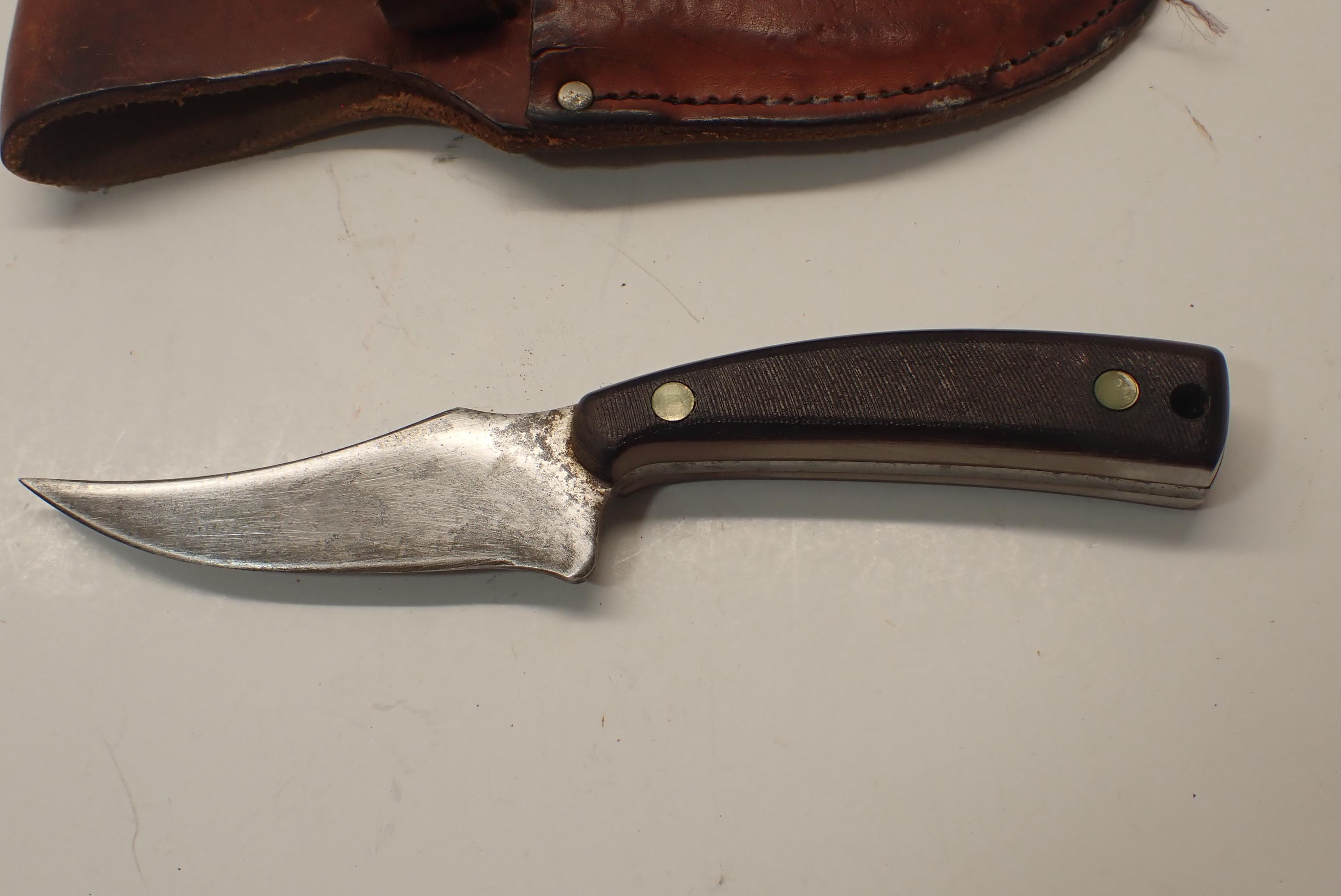 Vintage Schrade Old Timer 152 U S a Fixed Blade Knife W Sheath - Etsy