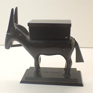 Vintage Donkey Mechanical Cigarette Dispenser Pull Ears Cigarette Comes Out 