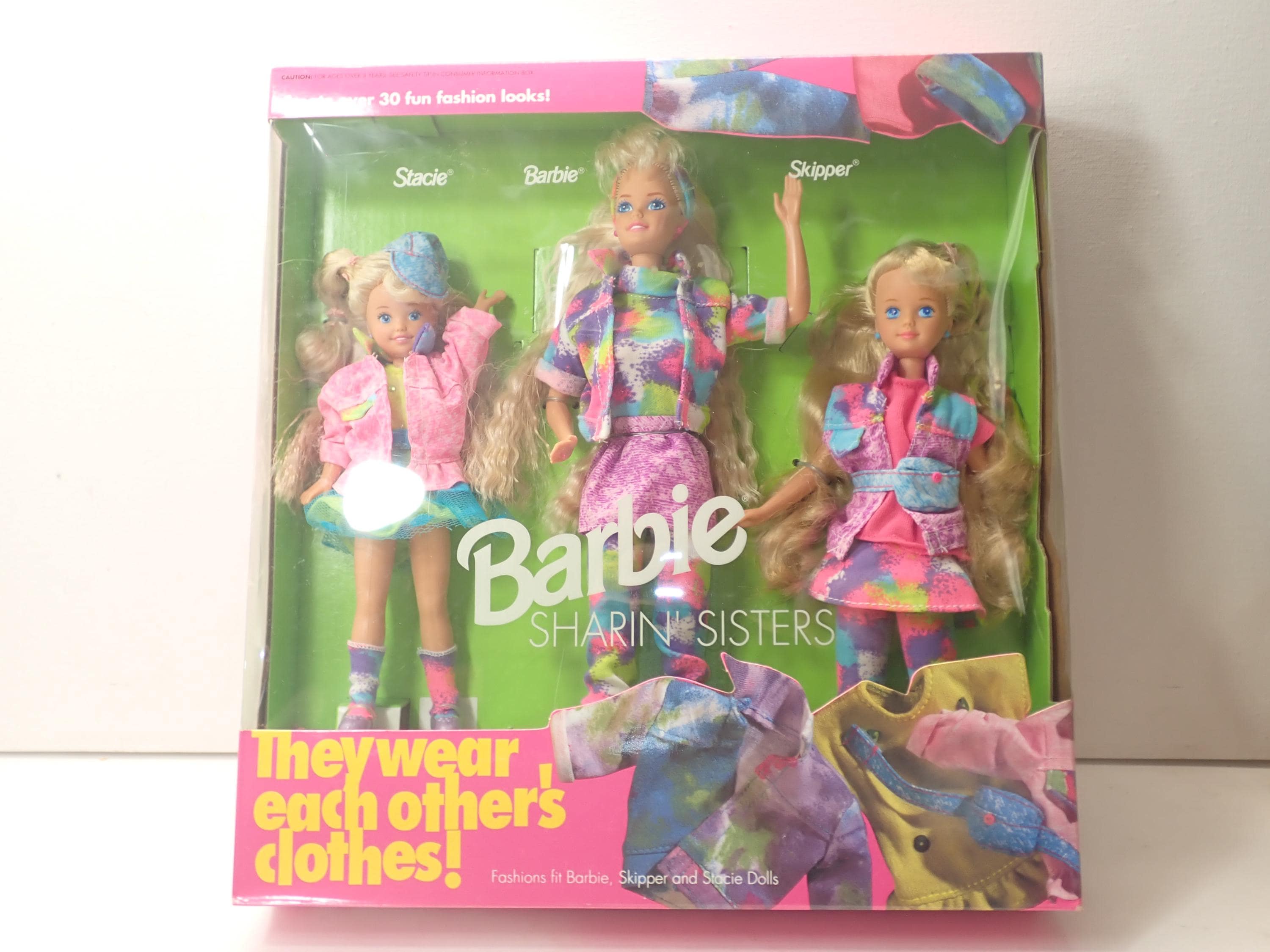 Mib 1991 Mattel Barbie Sharin Sisters Dolls W Clothes Gift Set - Etsy