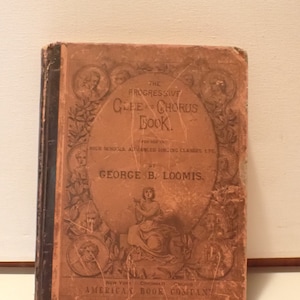 original war song book with music notes North & South Brainard&#39;s sons Cleveland original period item