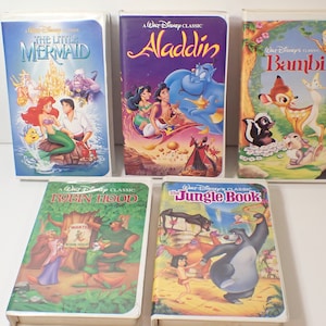 5 vintage black diamond  vhs tapes moviie
