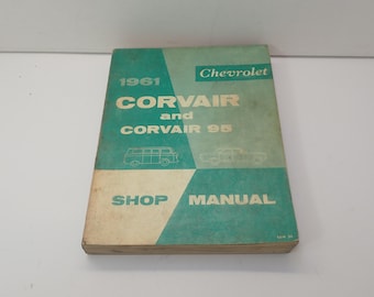 Manual de taller de reparación y limpieza de Chevrolet Corvair 1961 y Corvair 95