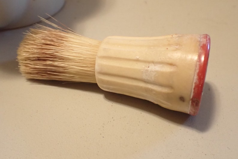 Vintage Crabtree & Evelyn Scuttle Shaving Mug England With Shaving