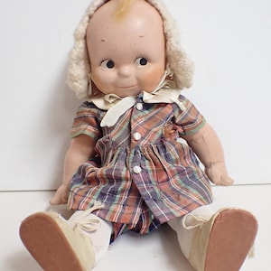 vintage composition kewpie cupie doll 13&quot; all original jointed