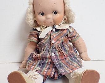 vintage composition kewpie cupie doll 13&quot; all original jointed