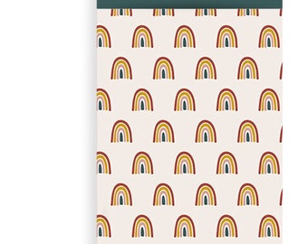Papiertüten XL 10er Set Regenbogen-  Kindergeburtstag Mitgebseltüten Geschenkpapier