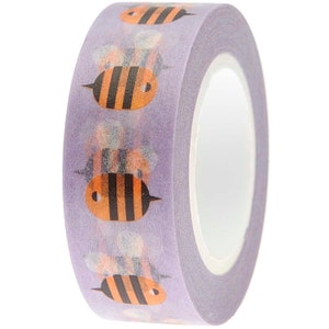 Tape Bienen Washi Tape Klebeband 10m Grundpreis: 0.35Euro /m Papierklebeband Bild 1