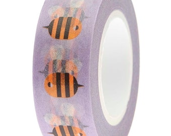 Tape Bienen Washi Tape Klebeband 10m (Grundpreis: 0.35Euro /m) - Papierklebeband