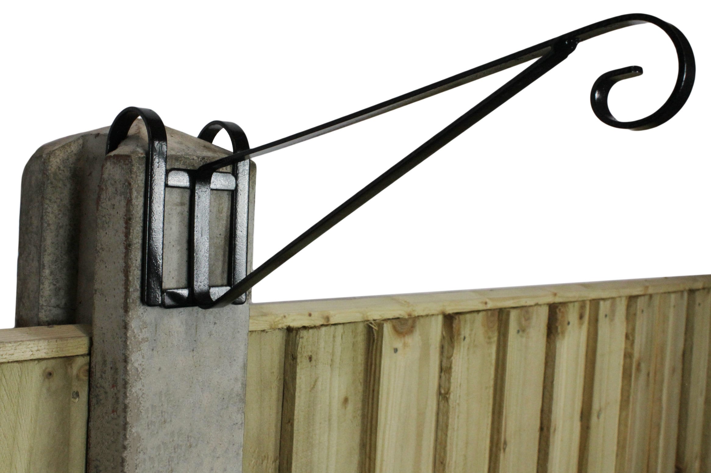 Set of 2 Hanging Basket Brackets Concrete Posts 'H' Section CP27 Etsy UK