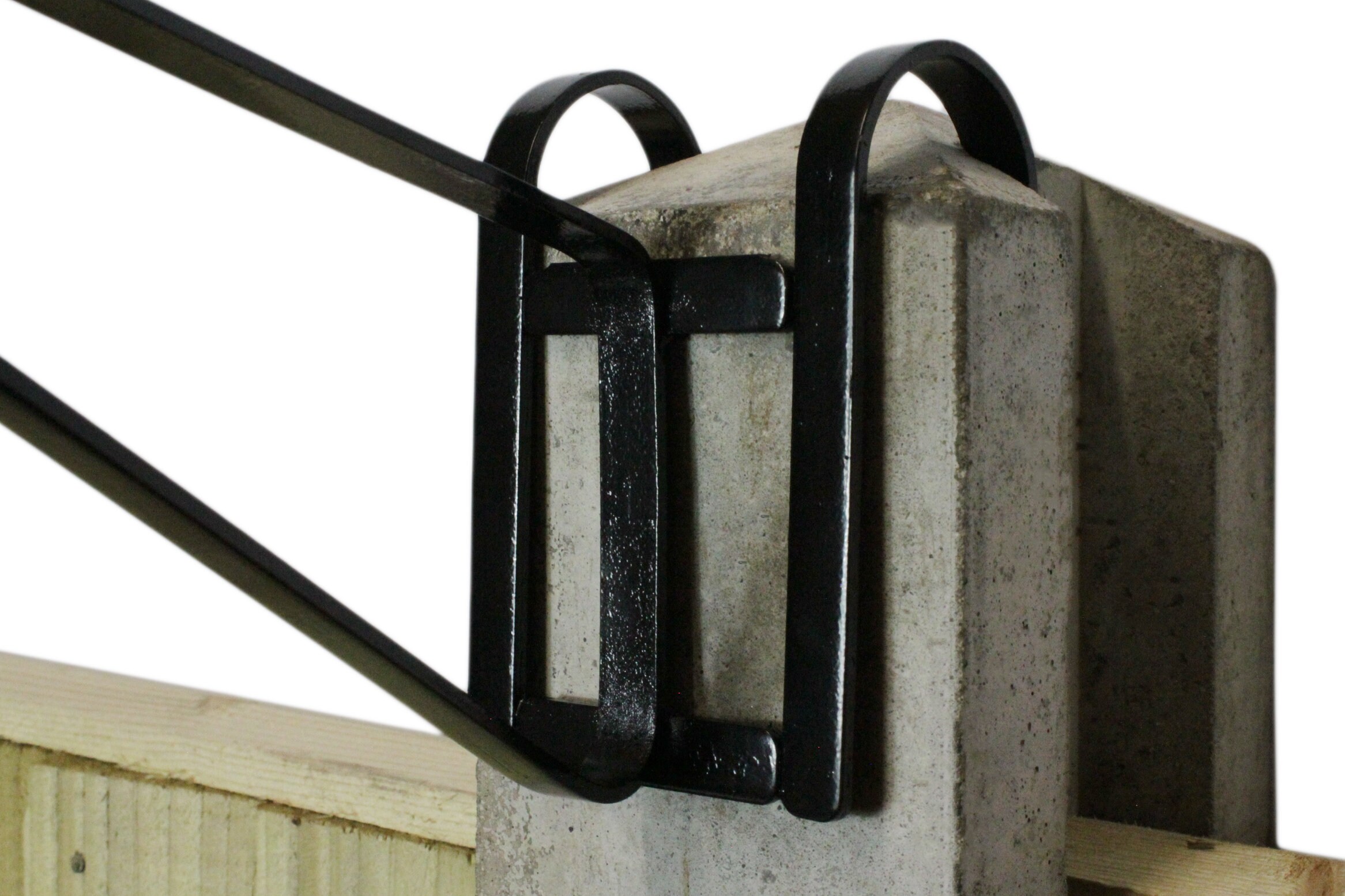 Set of 2 Hanging Basket Brackets Concrete Posts 'H' Section CP27 Etsy UK